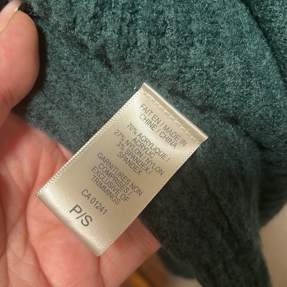 Long green cardigan with pockets - Picture 6 of 6